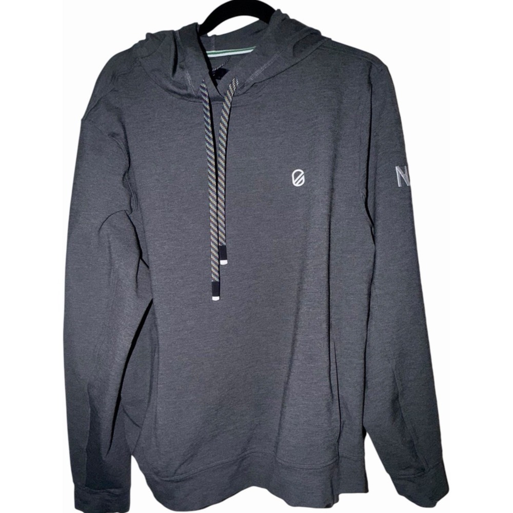 Extracurricular Mens Golf  Grey Heather Performance Hoodie Pullover Size L